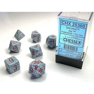 Air Speckled Dice Set - Rollespilsterninger - Chessex