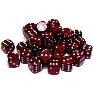 Speckled 12mm d6 Dice Block - Silver Volcano