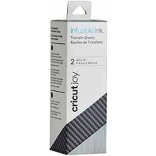 Cricut Joy Infusible bl?koverf?rselsark - 2 ark 4.5 """" x 12 """" - Carbon Fiber -m?nster - For Cricut Mug Press Joy Sublimering Projects