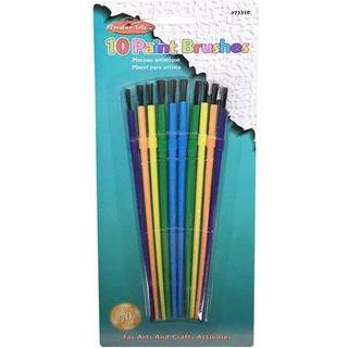 CLI CHL73310-24 CHARLES LEONARD PLAST Kunstner PAINE Børster Assorterede størrelser 10 pr. Pakke 24 pakker