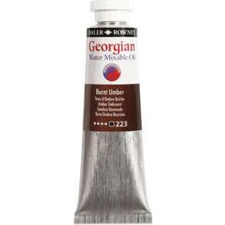 Georgian Water Mixable Oil Colour, vandopløselig oliefarve 37 ml Burnt Umber 223