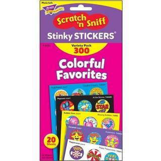 Trend Enterprises Stinky Sticker Farverige favoritter Variety Pack p? 300 Assortered 1 i T6481