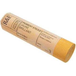 R&F Håndlavede maling - Professionel oliepigmentpind Jaune strålende 100 ml