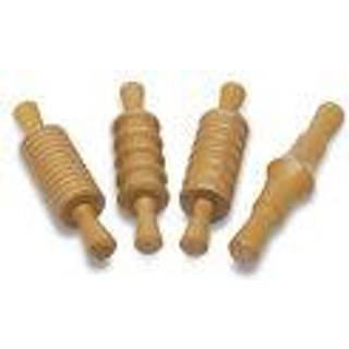 Kreativitet Street AC3748DI CLAY OG DOUGH PATHER ROLLING PIN S?t 8-1/4 """" St?rrelse tr? (pakke med 4)