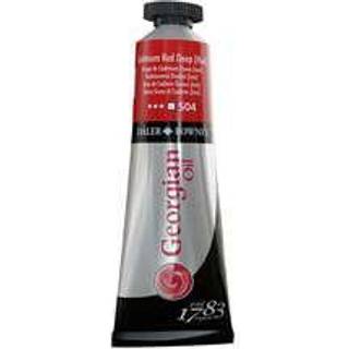 Georgian Oil Colour oliefarve 38 ml Cadmium Red Deep Hue 504