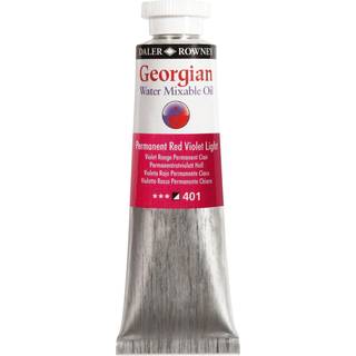 Georgian Water Mixable Oil Colour, vandopløselig oliefarve 37 ml Permanent Red Violet Light 401
