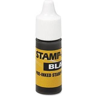 Stempel-Ever Pre-inked Refill Ink 7ML Bottle Black (5027)