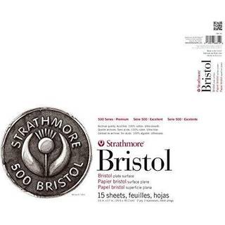 Strathmore 580-92 500-serie Bristol, 14x17, 2-lags pladeoverflade, 15 ark