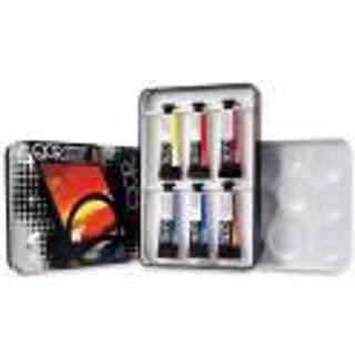 QOR Watercolor Modern Sæt med akvarel maling Introductory Colors 6 x 5 ml