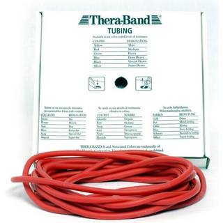 Thera-Band Tubing Level 2 Medium Træningselastik Rød 30,5m