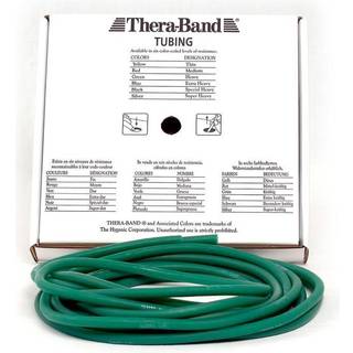 Thera-Band Tubing Level 3 Hård Træningselastik Grøn 30,5m