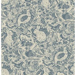 Nuwallpaper Blue Terrene Peel and Stick tapet (NUS3622)