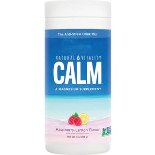 Calm Magnesium Pulver, Hindbær Citron - 113g