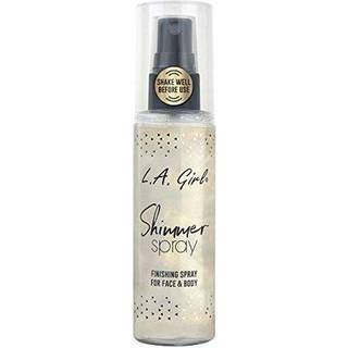 L.A. Girl Cosmetics Shimmer Spray Makeup fikserende spray til ansigt og krop Skygge Gold 80 ml - 80 ml