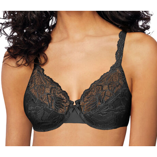 Bali Womens Desire Lace Non-skum Underwire Black 42DD