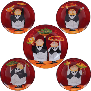 Certificeret International Corp Certified International Waiters Pasta Set flerfarvet 5 stykke