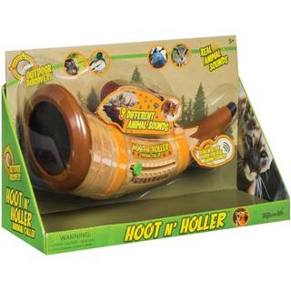 Toysmith Outdoor Discovery Hoot-n-Hollar Animal Caller 9 """" Horn med 9 dyrelyde til drenge og piger i alderen 5+