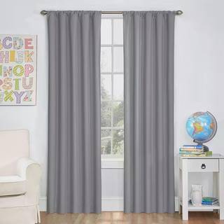 Eclipse Blackout Thermal Rod Pocket Window Curtain til sovev?relse eller b?rnehave (1 panel)