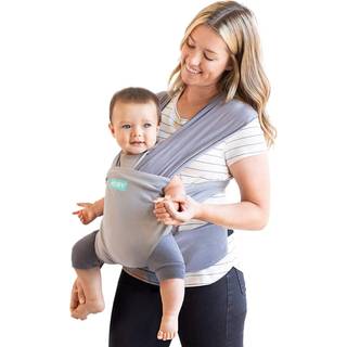 Moby Easy-Wrap Carrier Baby Carrier og indpakker en for m?dre F?dre og plejere designet til nyf?dte sp?db?rn og sm?b?rn Holder kan b?re babyer op