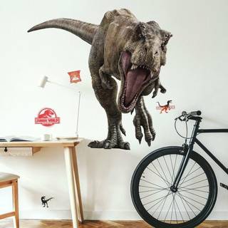 Jurassic World T-Rex Wallstickers RoomMates Jurassic World Tapet 894973