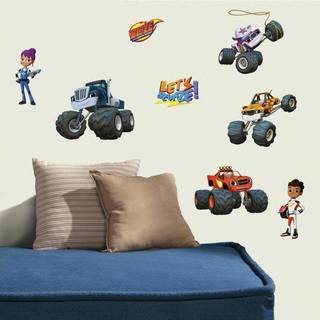 V?relseskammerater RMK3119SCS Blaze & The Monster Machines Peel and Stick Wall Decals