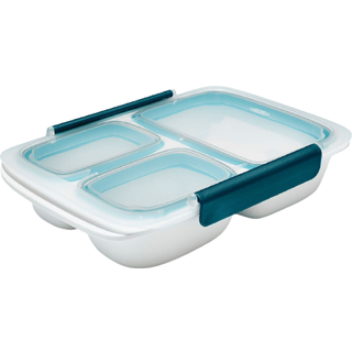 Prep & Go beholder med tre rum, 0,97 liter
