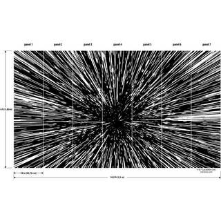 Hyper Space Kunst Galleri Tapet 320 x 183 cm