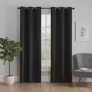 Eclipse Blackout Thermal Rod Pocket Window Curtain til sovev?relse eller b?rnehave (1 panel)
