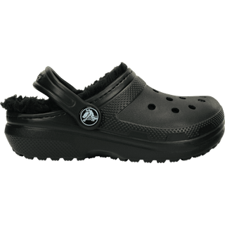 Crocs Kid's Classic Lined Clog Hyttesko Børn størrelse J5 farve sort