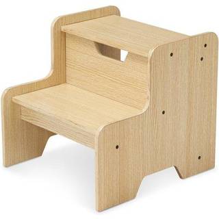 Melissa & Doug Kids Wooden Step Rool - Let naturlig finish