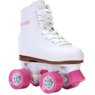 Chicago Girls Rink Roller Skate - White Youth Quad Skates - Størrelse 1