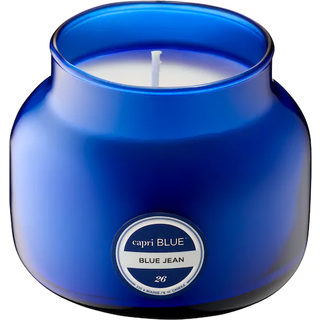 Capri Blue Petite Jar Candle - Blue Jean Scented Candle - Luxury Aromatherapy Candle (8,0 oz)
