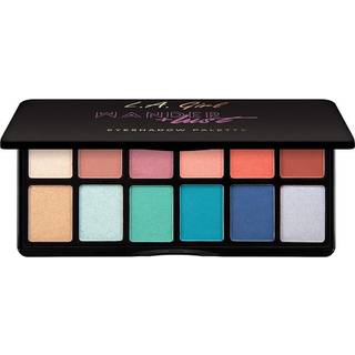 L.A. Girl Cosmetics Fanatic Øjenskygge palette Skygge Wanderlust 12x1 g - 12x1 g