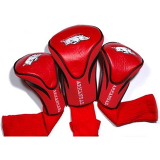 Team Golf NCAA Arkansas Razorbacks Contour Golf Club Headcovers (3 Count) nummereret 1 3 & X Passer til store chauff?rer Utility Rescue & Fairway