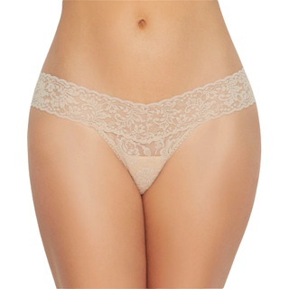 Hanky Panky Low Rise Thong - Beige - One Size