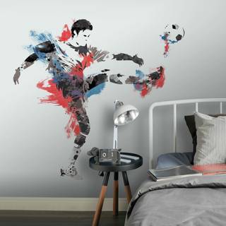 Fodboldspiller Gigant Wallsticker