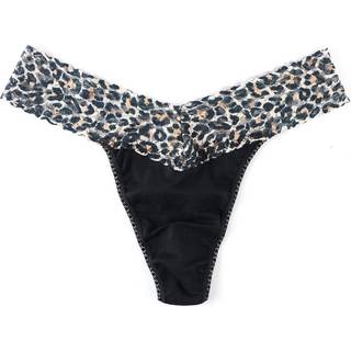 Hanky Panky 2-pak Cotton Original Rise Thong - Black pattern-2 - One Size * Kampagne *