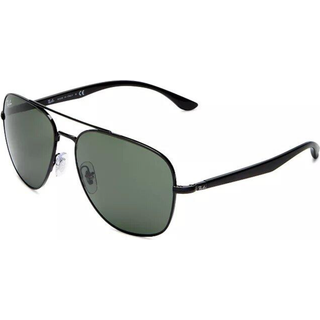 Ray - Ban Unisex RB3683 002/31 Solbriller Metal Sort G15 Firkantet Normal