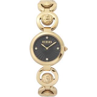 Versus by Versace VSPHL0320 Sort/Gul guldtonet stål Ø28 mm