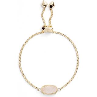 Kendra Scott Elaina Justerbart Kædearmbånd - 14k forgyldt iriserende drusy, let hverdagsglans