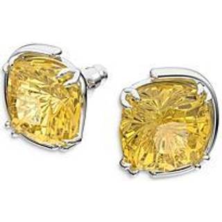 Swarovski Harmonia Yellow Stud Earrings - Silver