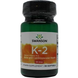 Vitamin K-2 - Naturligt, 50 mcg - 30 softgels