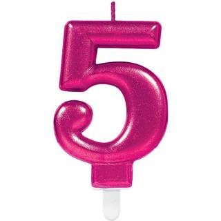 Nummerlys nr. 5 - Pink