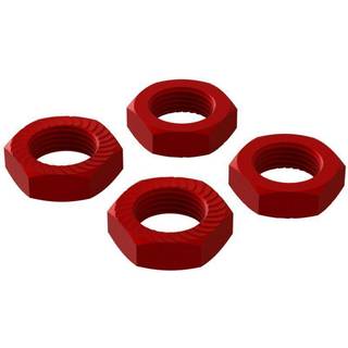 ARRMA ARA310906 Aluminum Wheel Nut  17mm Red (4)