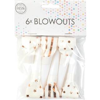 Blowouts 6 stk. - Hvid og rose gold
