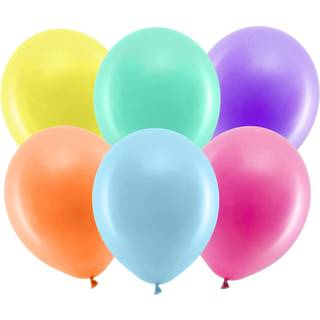 10 stk. Latexballoner mix farver 9" – Perfekt til fest og heliumbrug