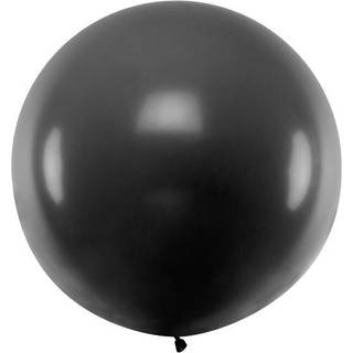 1 stk Kæmpe sort ballon - 1 meter