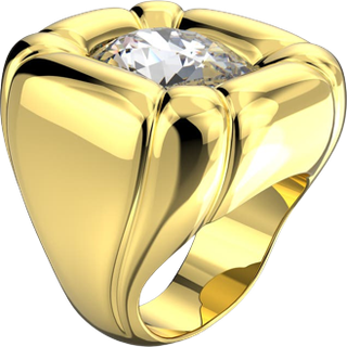 Dulcis Cocktailring, Kissenschliff, Goldfarben, Goldlegierungsschicht