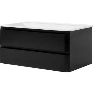 Nortiq Miami underskab med skuffer, mat sort, 90 cm