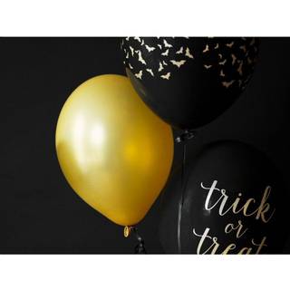 10 stk. Latex Balloner Guld Metallic 12" – Professionel Kvalitet til Helium & Festdekoration